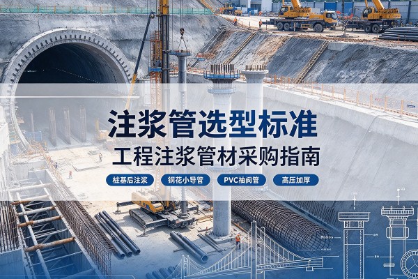 丰林注浆管选型标准