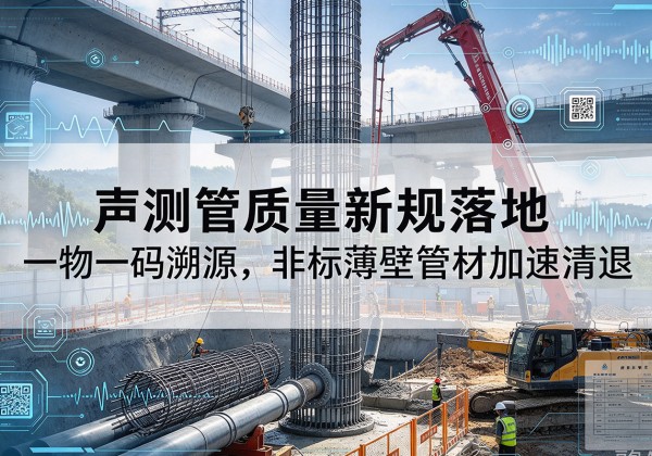 丰林声测管质量新规落地，一物一码溯源，非标薄壁管材加速清退
